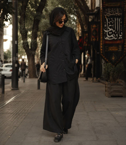 تونیک مشکی محرمی باران